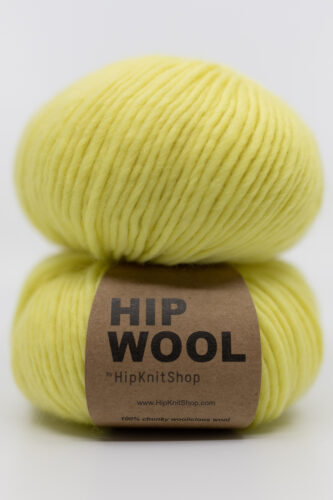 Yellow thick colorful online store Hip Wool mulesing-free animal-friendly yarn bright yellow
