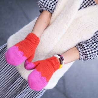  - Pink Wave Mittens | Knitting kit mittens - by HipKnitShop - 22/02/2018