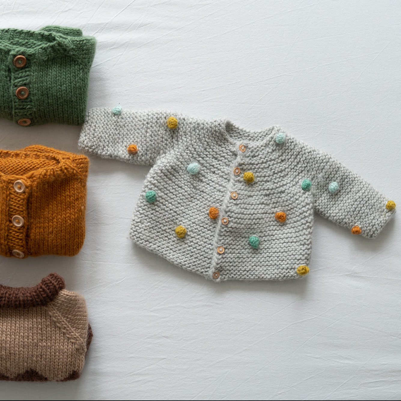  - Popcorn jacket | Knitted jacket baby | Knitting pattern - by HipKnitShop - 12/01/2021