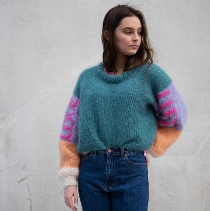 80s child sweater | 80s sweater knit | Knitting pattern - by HipKnitShop