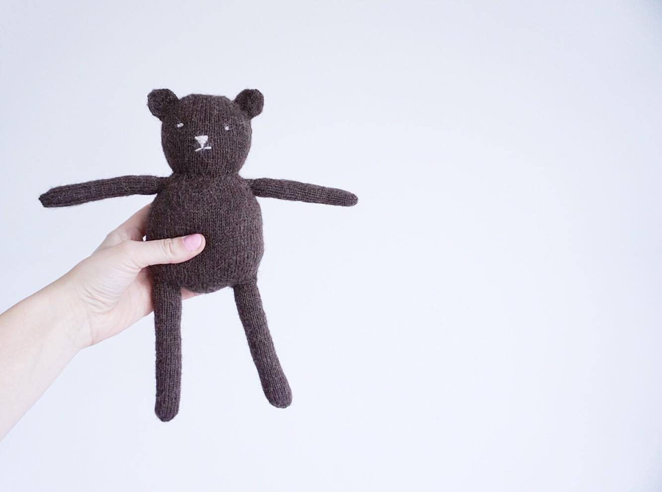  - Teddy bear knitting pattern. Knit a toy friend - by HipKnitShop - 30/10/2017