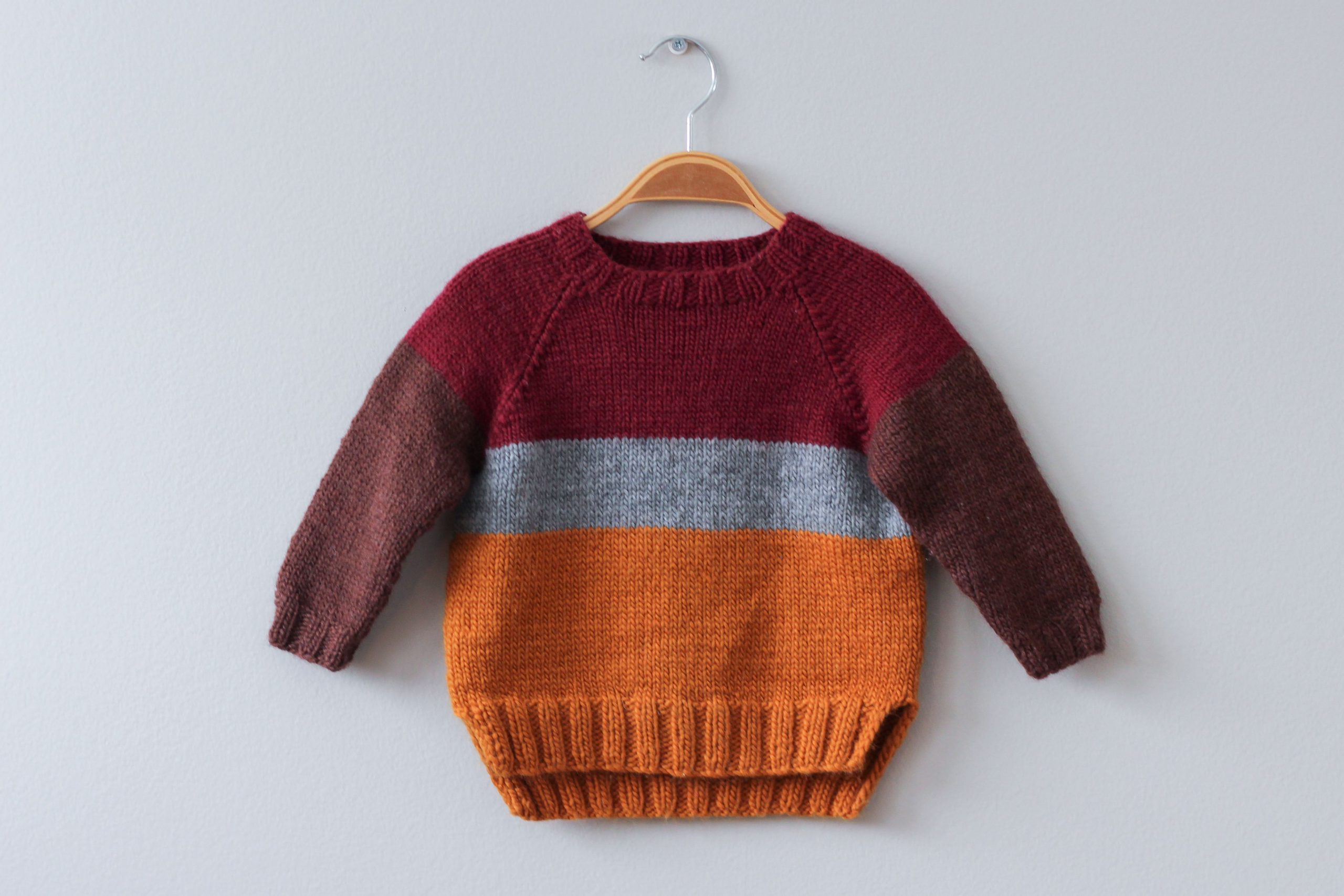 strikkeoppskrift barnegenser - Jubel sweater kids | Knitting kit for kids sweater- by HipKnitShop - 12/02/2018