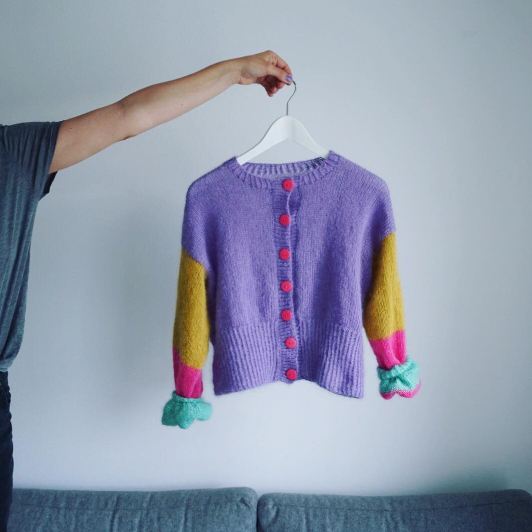  - Little Birdie Cardigan | Knitting pattern mohair cardigan - by HipKnitShop - 15/11/2018