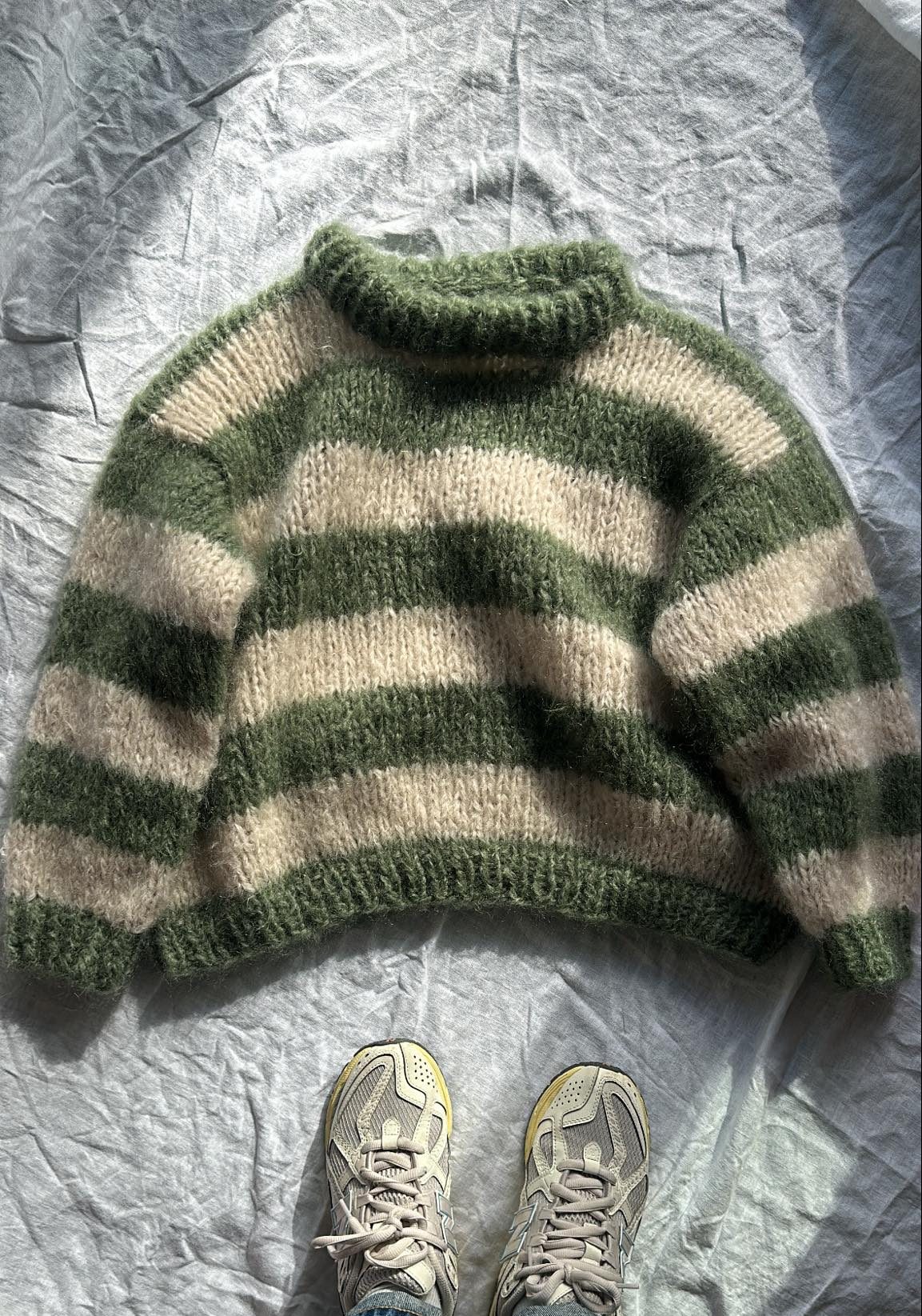 mohair sweater stripes pattern