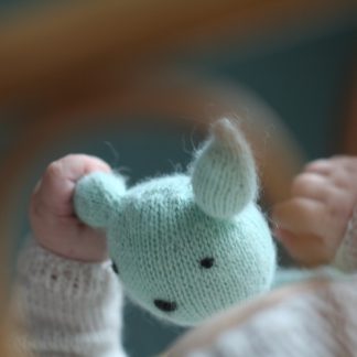  - Bunny blankie knitting pattern | Toy pattern - by HipKnitShop - 02/10/2018