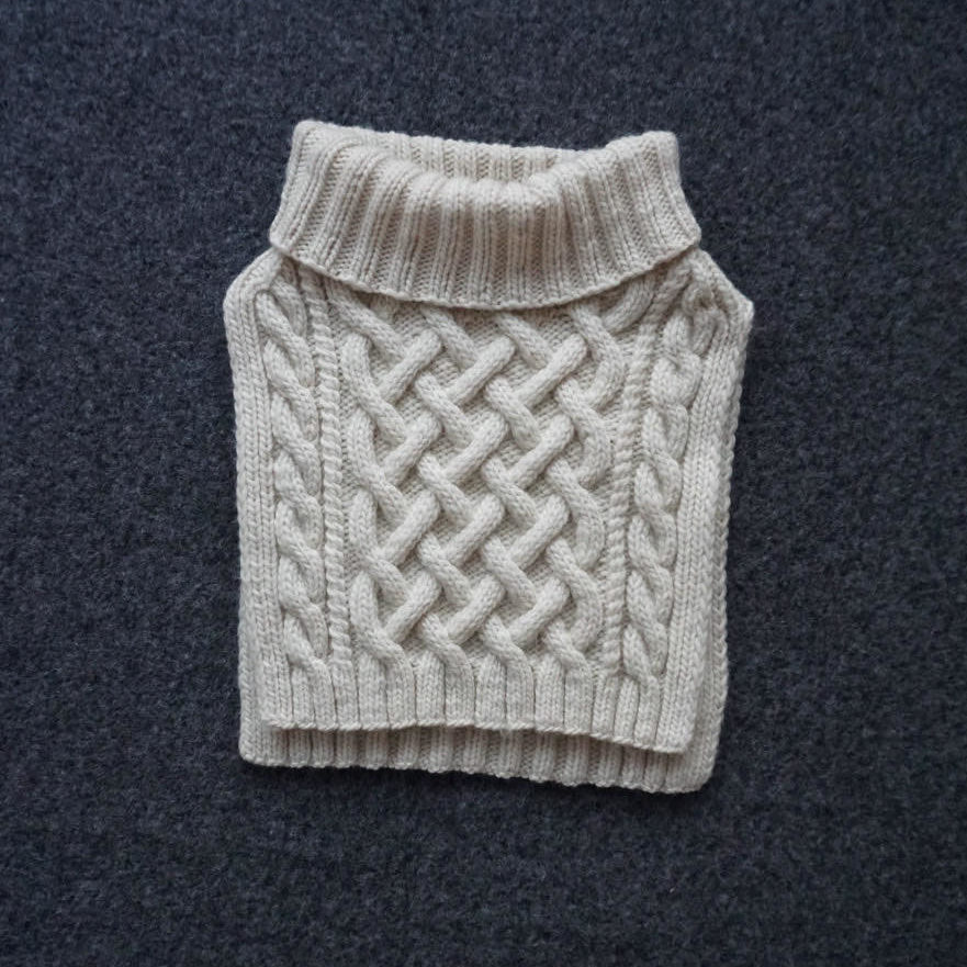  - Snowdance | Neck warmer cable knitting pattern - by HipKnitShop - 12/12/2019
