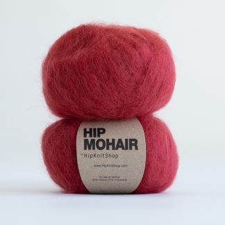 tynn mohair garn nettbutikk - Luciasweater | Deep V-neck sweater | Knitting kit - by HipKnitShop - 21/02/2021