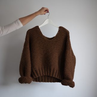 brown yarn