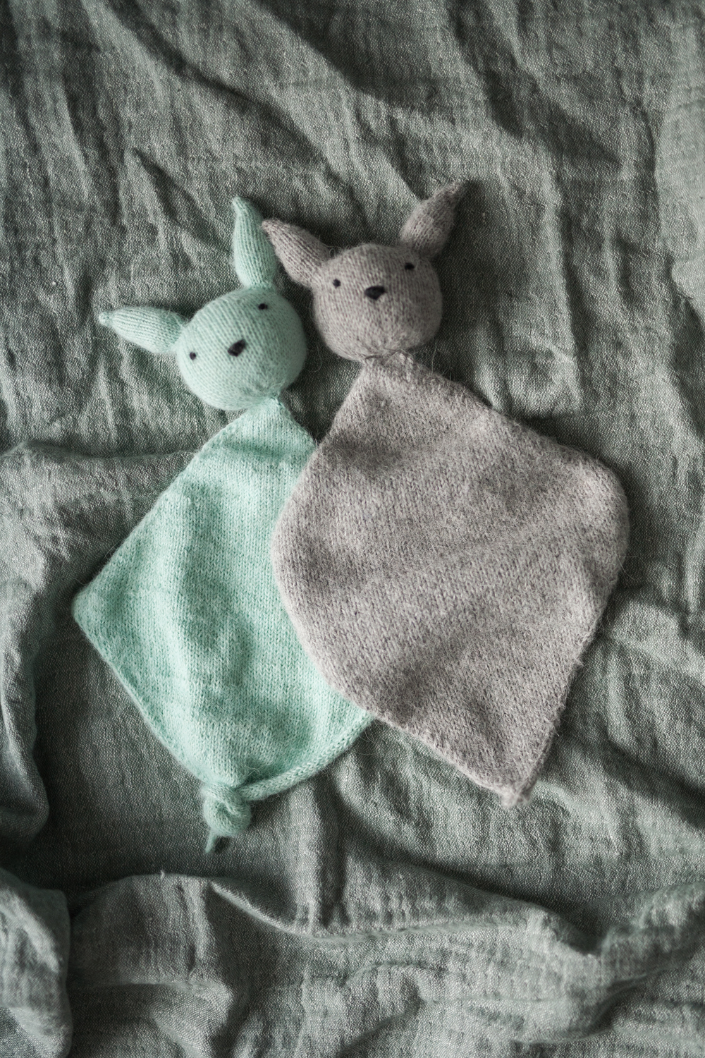  - Bunny blankie knitting pattern | Toy pattern - by HipKnitShop - 02/10/2018