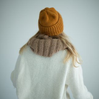 knitted circle scarf knitting pattern