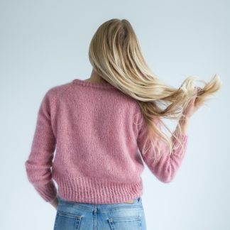 raglanfelling - Eben Sweater | Basic sweater women knitting kit - by HipKnitShop - 29/06/2018