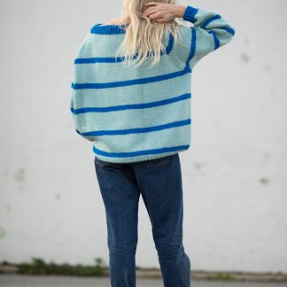 knitting pattern striped sweater