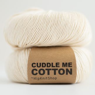 mykt bomullsgarn - Sweet stripe | Cotton knit sweater | knitting kit- by HipKnitShop - 14/01/2021