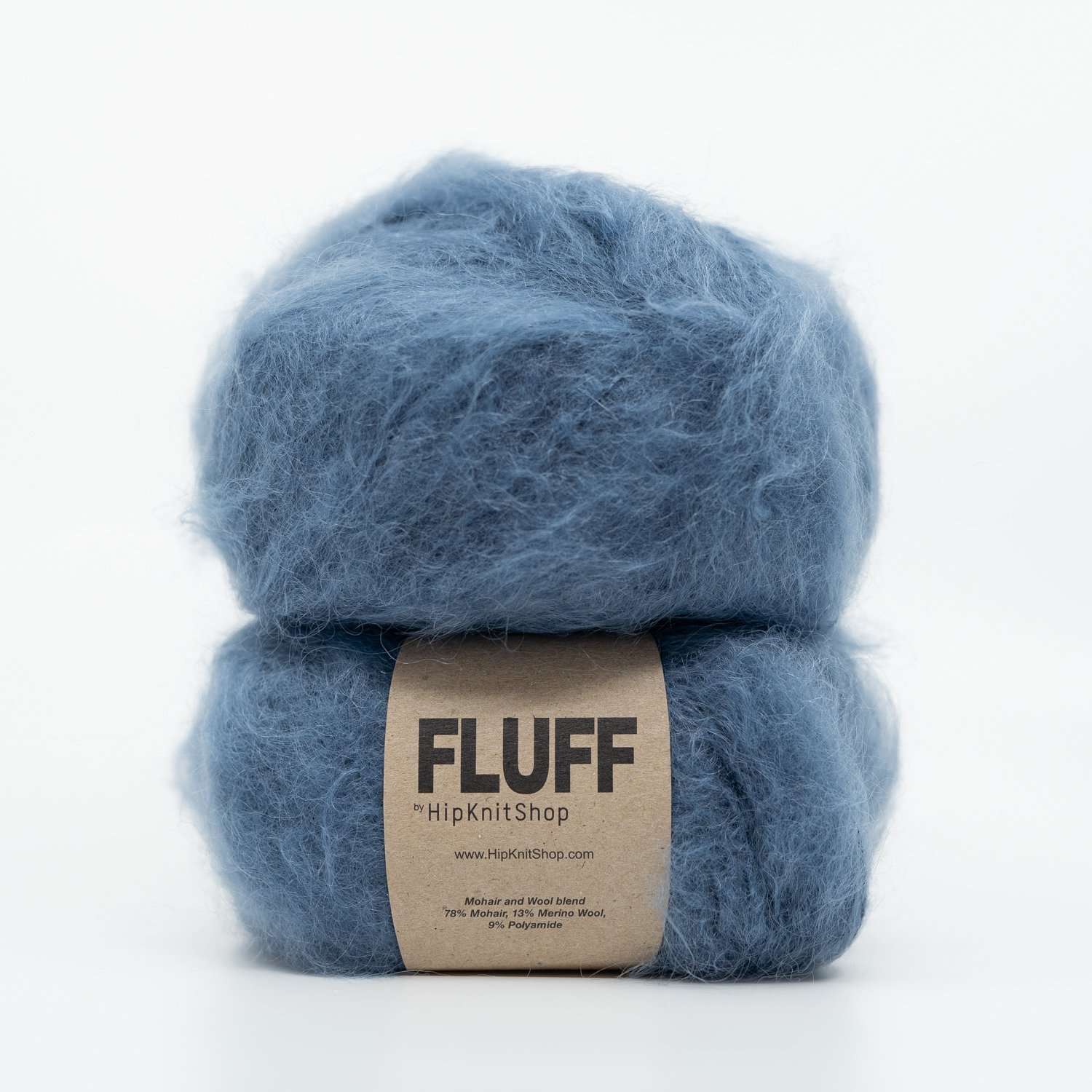  - Blueberry | Blue mohair yarn | Fluff - by HipKnitShop - 19/03/2020