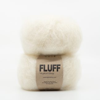  - Snow | Natural white mohair yarn | Fluff - by HipKnitShop - 18/03/2020