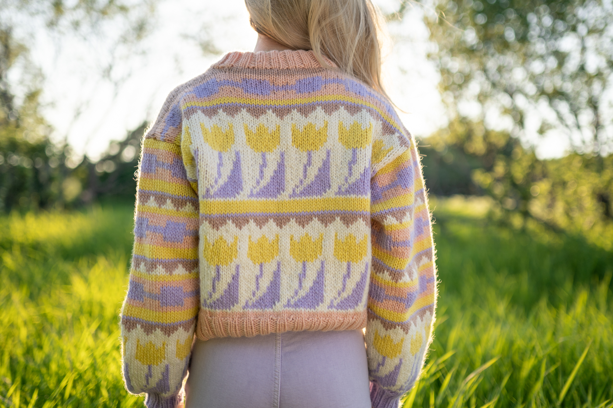  - Tulip sweater | 80s sweater knit | Knitting kit - by HipKnitShop - 09/08/2020