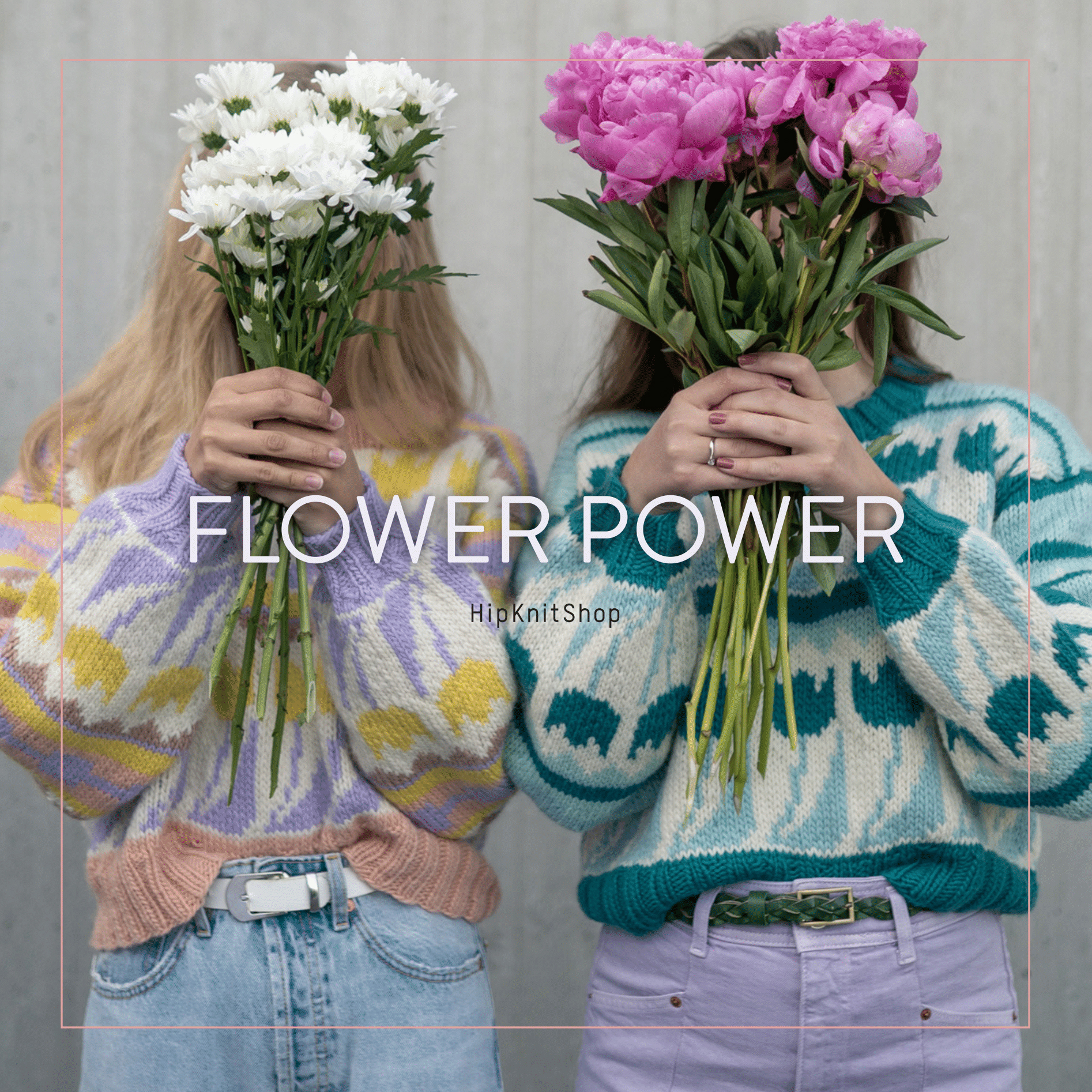  - Flower power knitting booklet | Women Knitting patterns - by HipKnitShop - 16/07/2020