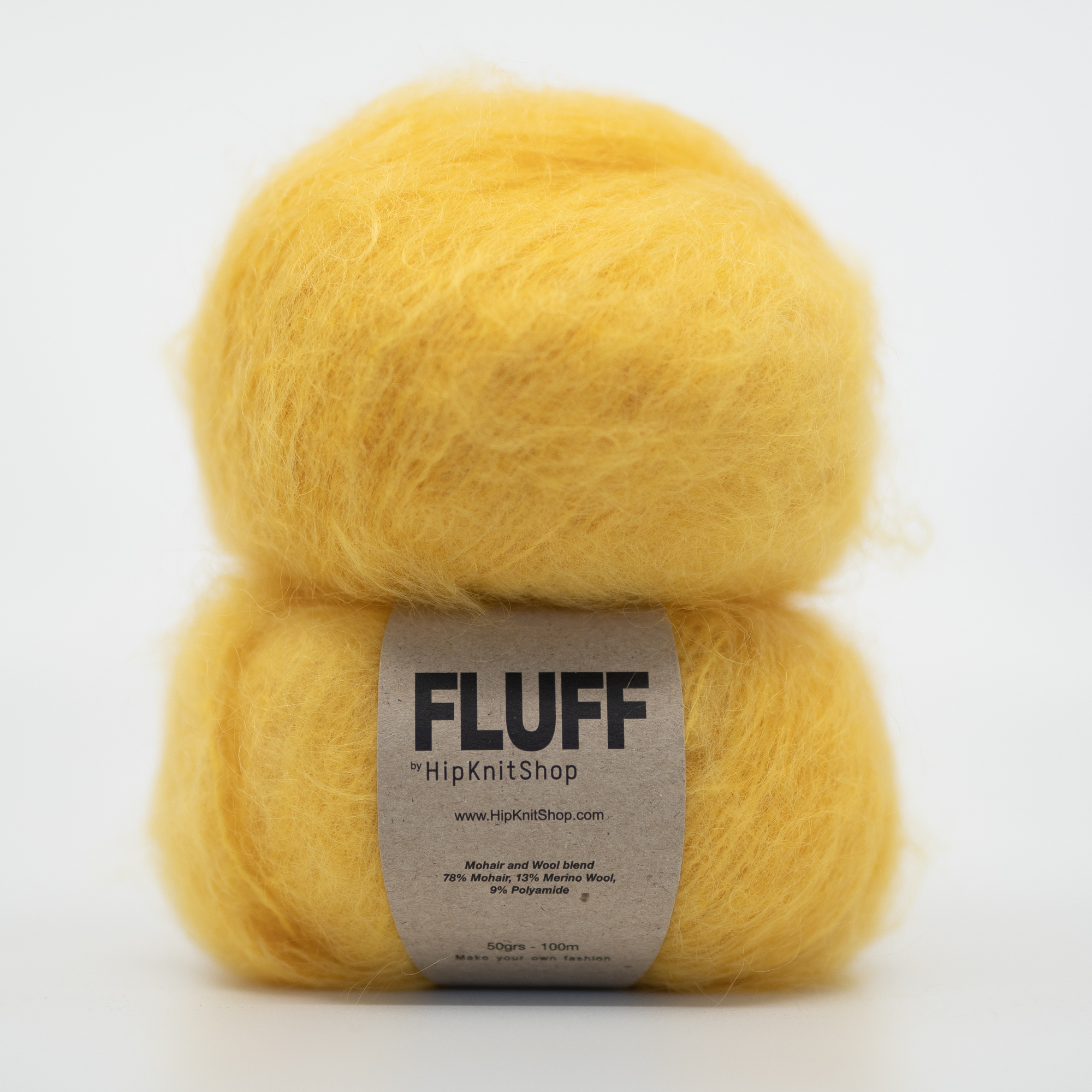  - Little miss sunshine | Yellow mohair yarn | Fluff - by HipKnitShop - 15/06/2020