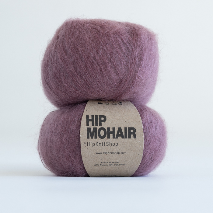 Hip mohair yarn