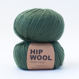 olivengrønn garn - Roxana | Round yoke sweater with pattern | by HipKnitShop - 25/10/2022