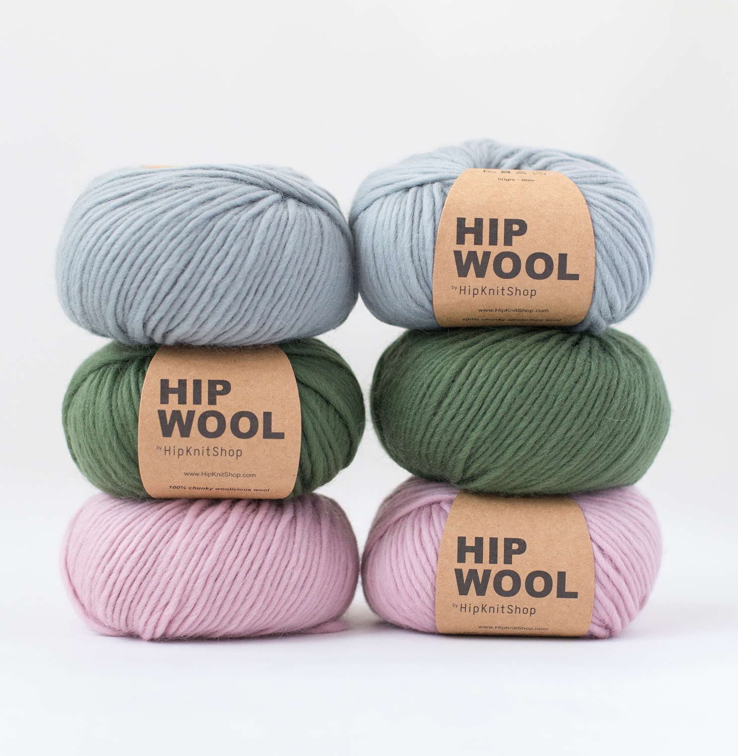 olivengrønn garn - Olive green Hip Wool yarn | 100 % wool | Thick wool yarn | - 23/01/2018