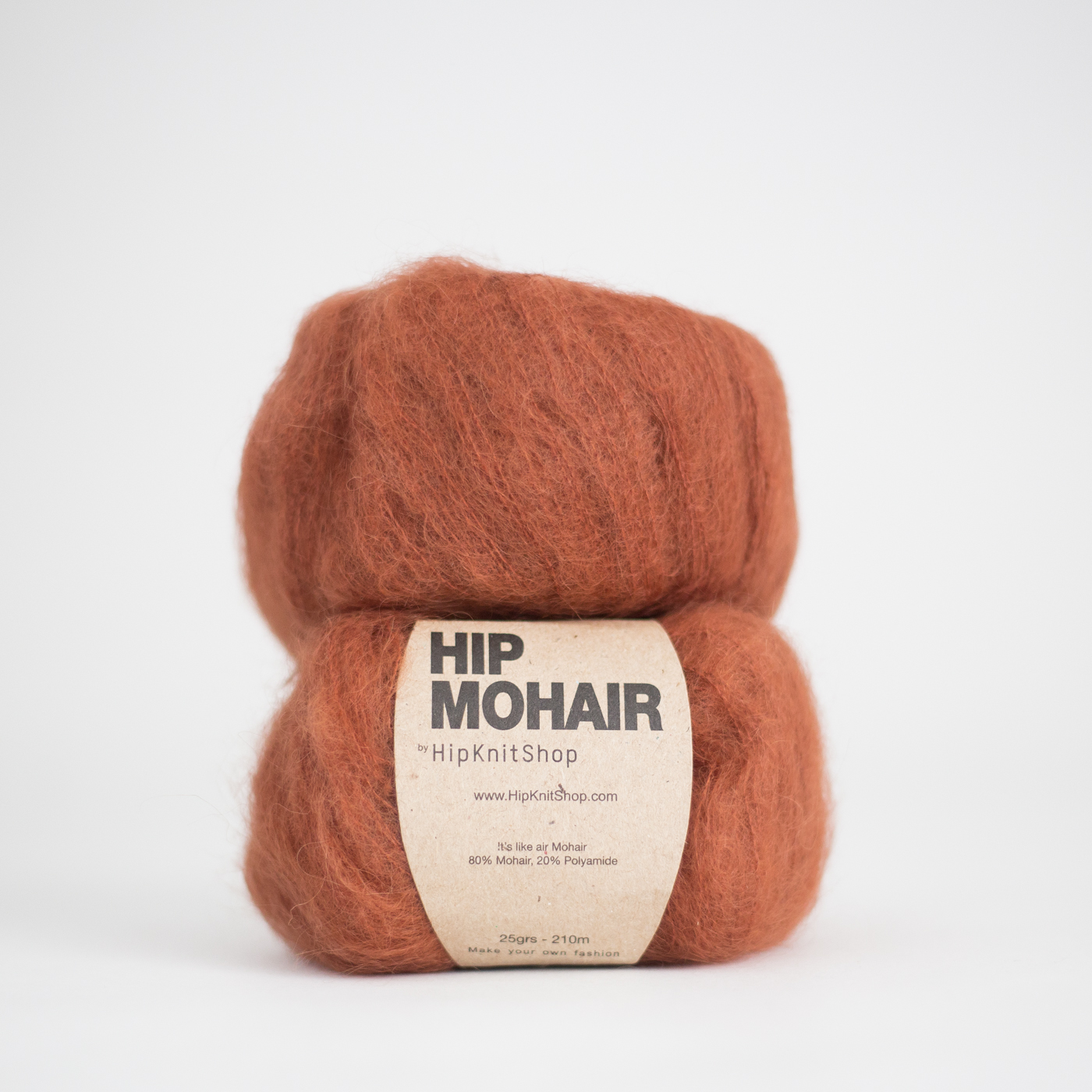  - Chestnut brown mohair | Mohair Yarn - by HipKnitShop - 31/05/2018