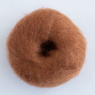 mohair yarn brown