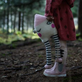 Handmade doll knitted toy - Strikkeoppskrift bamser | Kosedyr barn strikk | HipKnitShop - 01/04/2017