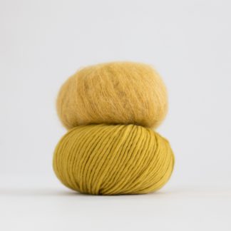 webshop mohair yarn - Marshmallow Beanie | Fluffy beanie knitting kit - by HipKnitShop - 31/08/2018