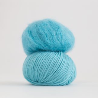 blue aquablue yarn webshop - Holiday feeling Hip Wool yarn | Blue yarn | Pure wool - by HipKnitShop - 09/09/2018