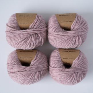 pink wool yarn