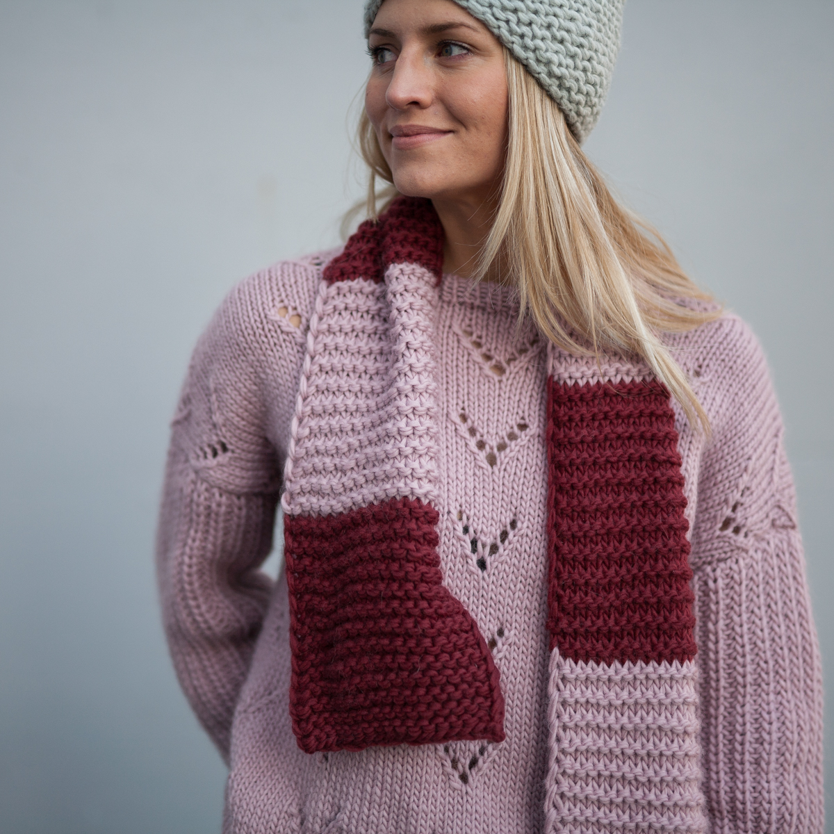 scarf beginners knitting pattern
