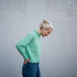  - Elvira Sweater | Turtleneck sweater knitting pattern - by HipKnitShop - 03/09/2018