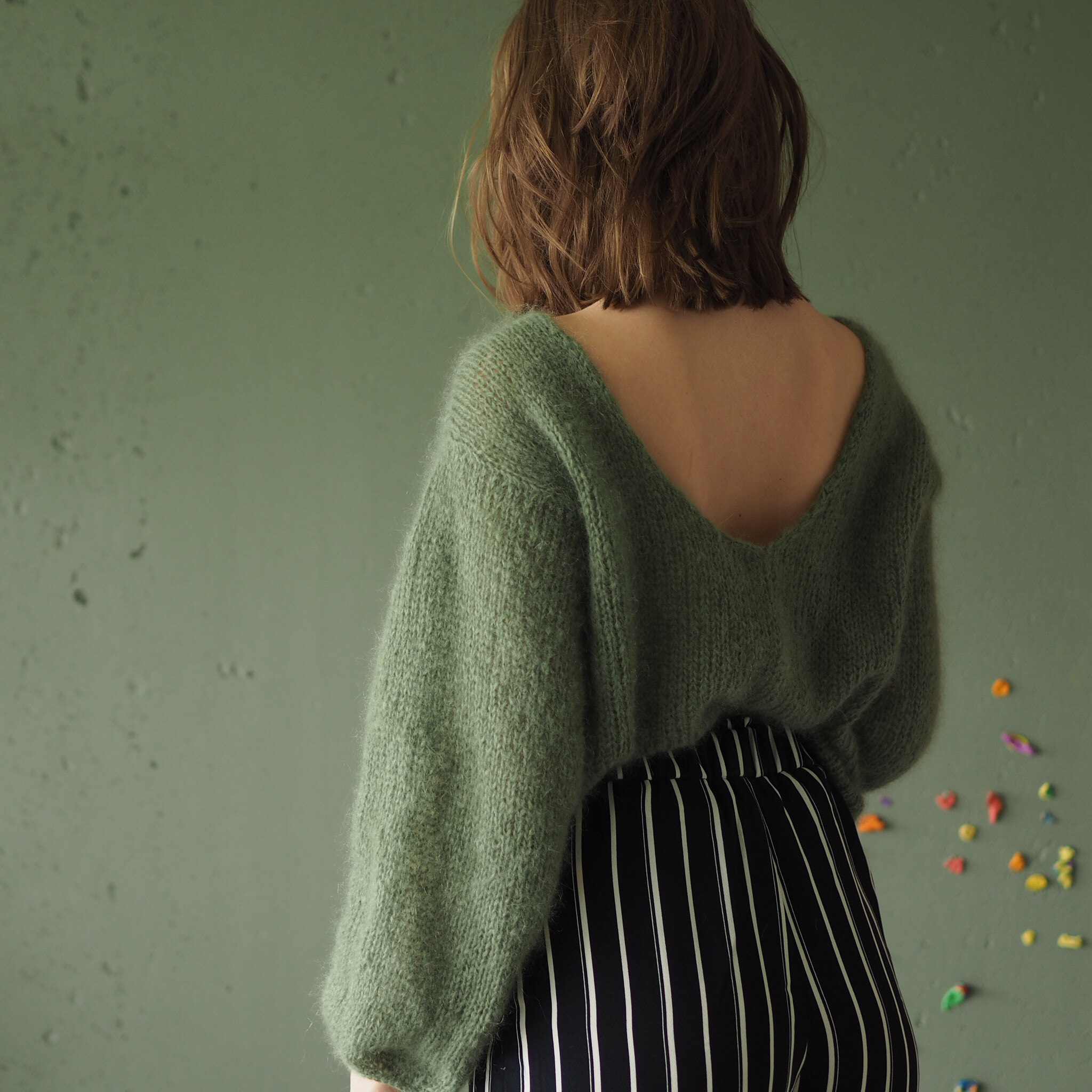 v back sweater pattern