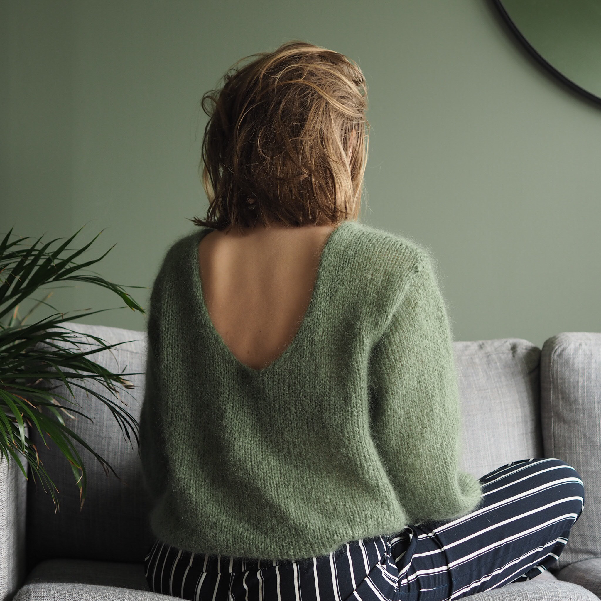 v back sweater pattern
