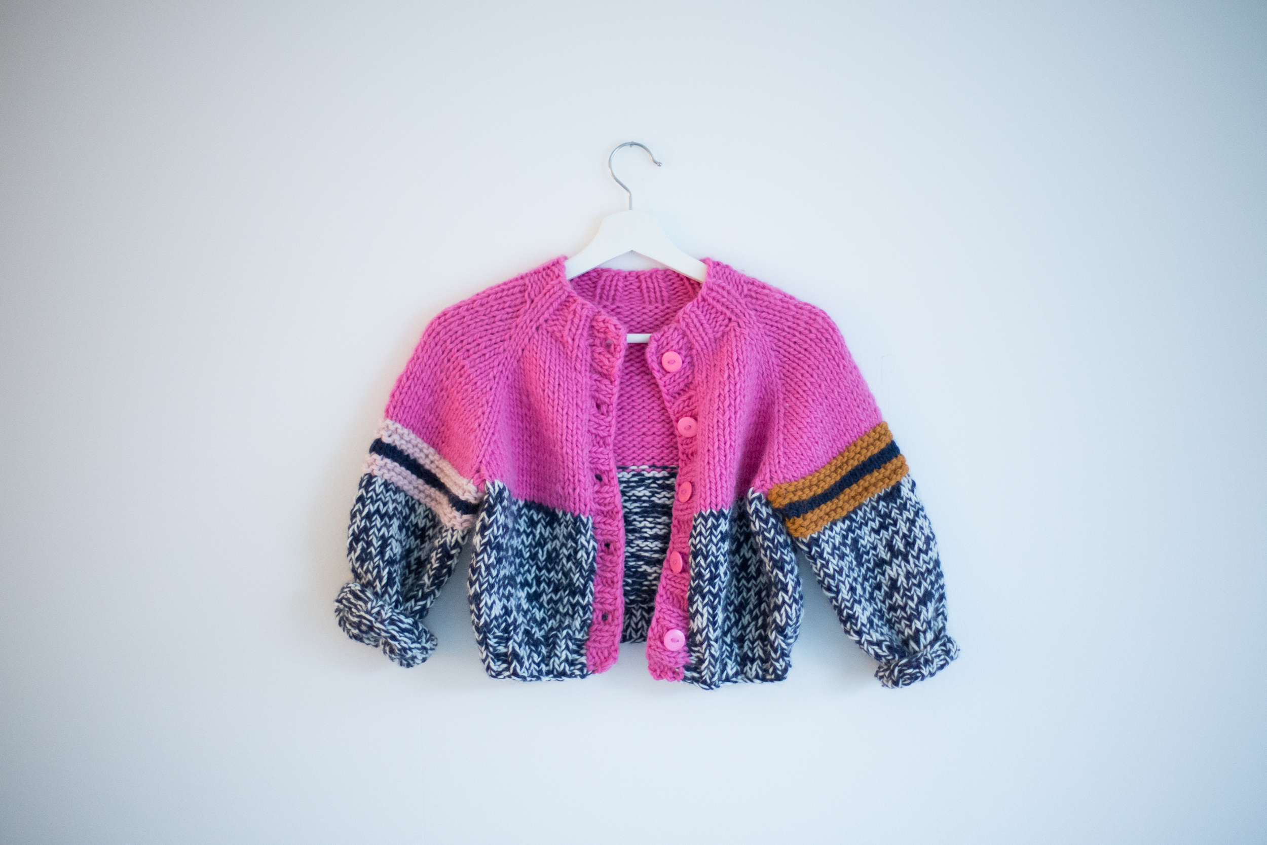 - POP JACKET knitting pattern for kids | Fun and colorful knit | Knit for kids - 06/11/2017