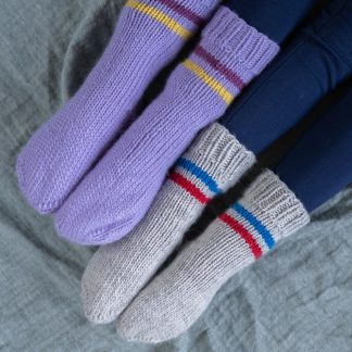  - Bossy socks | Woolen Socks kids knitting kit - by HipKnitShop - 11/11/2018