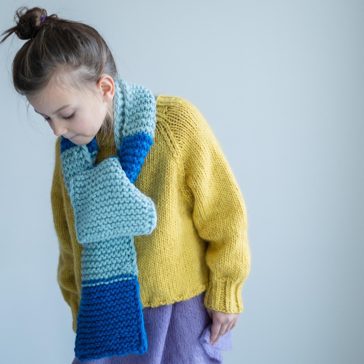 - So Striped scarf | Beginners knit striped scarf knitting kit - by HipKnitShop - 05/12/2018