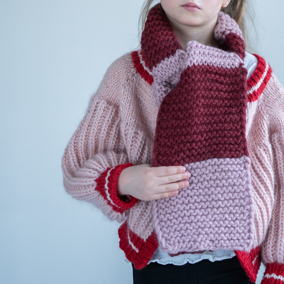  - So Striped scarf | Beginners knit striped scarf knitting kit - by HipKnitShop - 05/12/2018