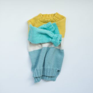 strikkeoppskrift genser barn raglan