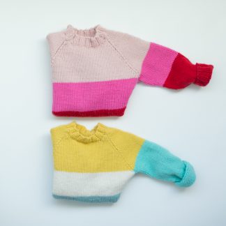 knitting kids sweater - Jubel sweater kids | Knitting kit for kids sweater- by HipKnitShop - 12/02/2018