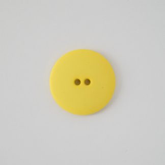 gul knapp stor - Yellow plastic button | Matt round plastic button - by HipKnitShop - 29/10/2018