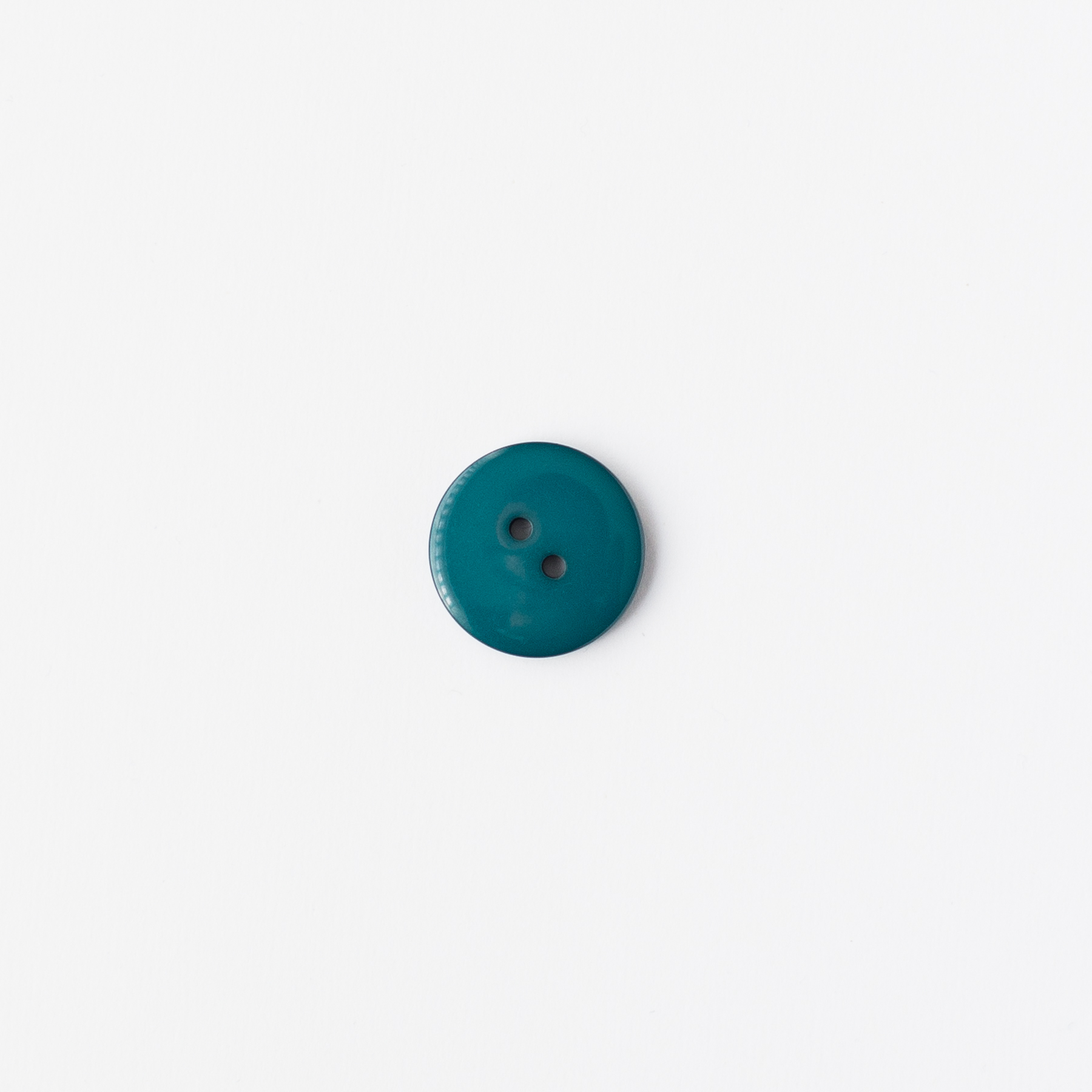plastic button 23 mm dark green
