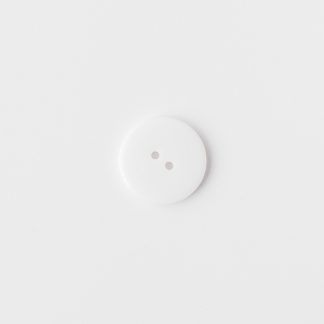 white plastic button large
