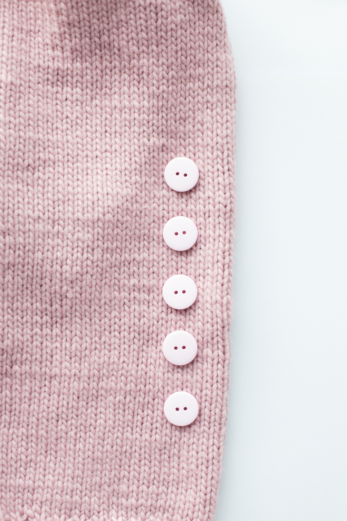 knapp strikkejakke rosa - Light pink plastic button | Medium | 23 mm | Round plastic button - 28/03/2018