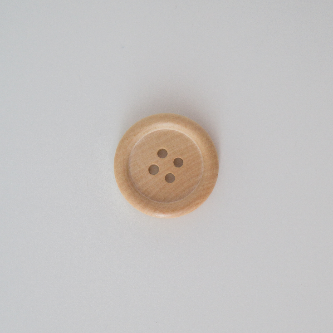 treknapp 4 hull - Wooden button | Natural light wood button knitting - by HipKnitShop - 16/10/2018