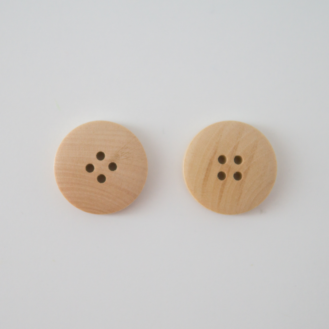 wood button