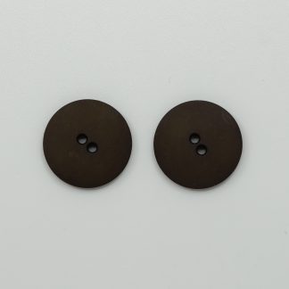  - Dark brown plastic button | Matt | Round plastic button - by HipKnitShop - 30/04/2020