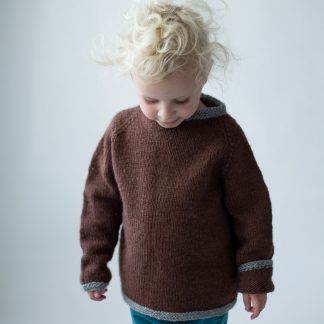 strikkeoppskrift genser gutt jente