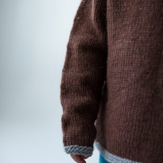 strikket genser gutt strikkeoppskrift